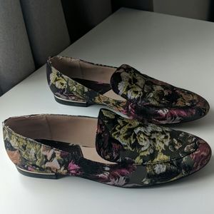 Floral Brocade Loafers from Mango